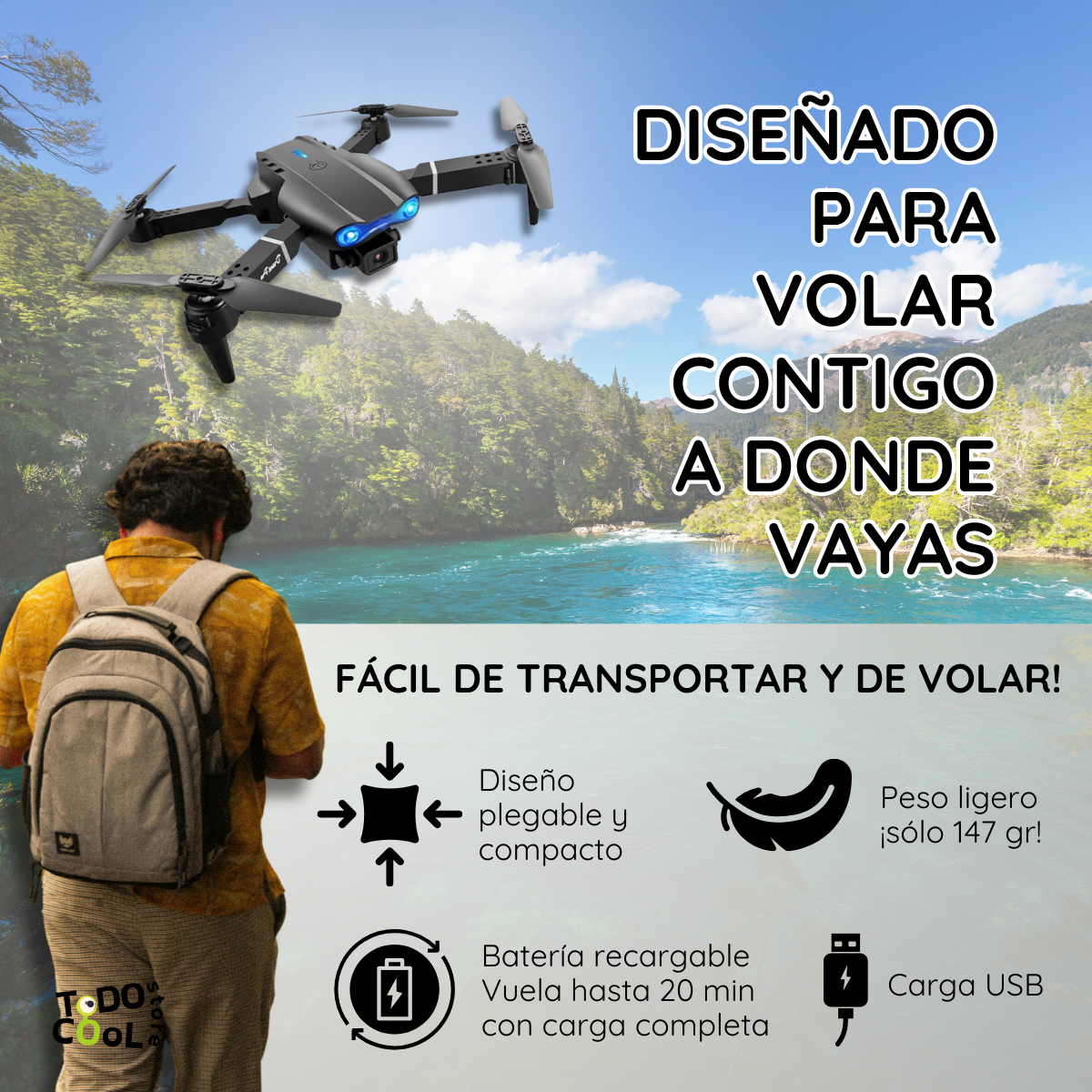 SkyVision 4K Drone