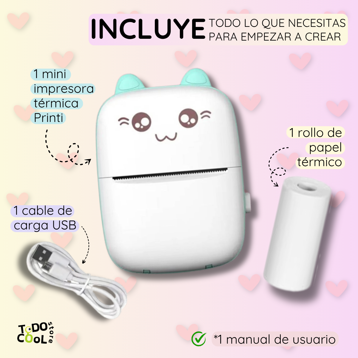 Printi: Mini Impresora Térmica Bluetooth