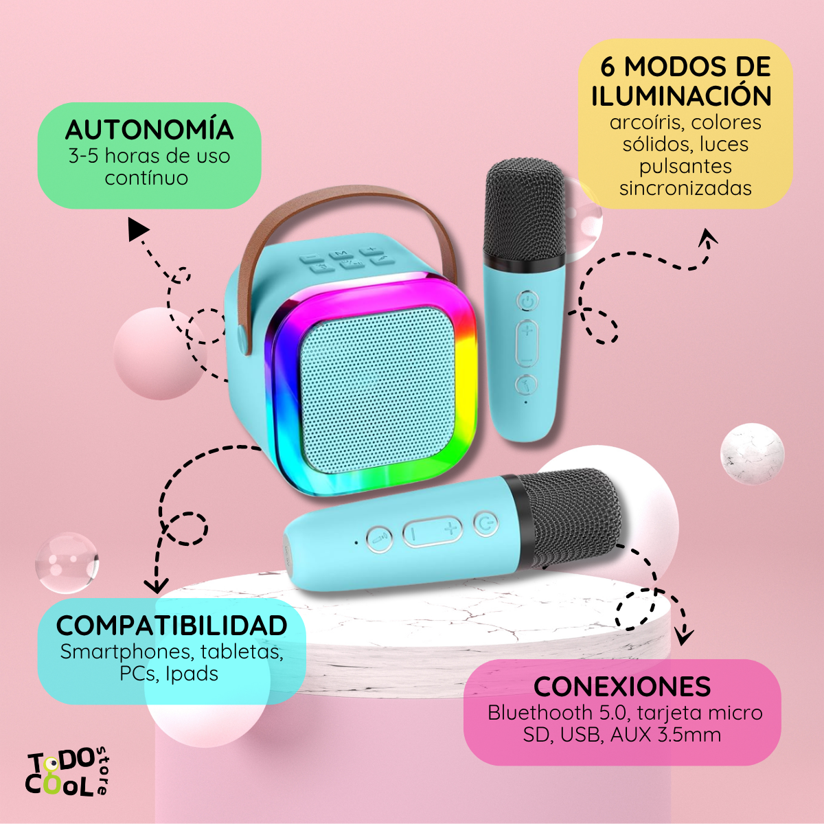 Kora: Bocina Karaoke portáitl