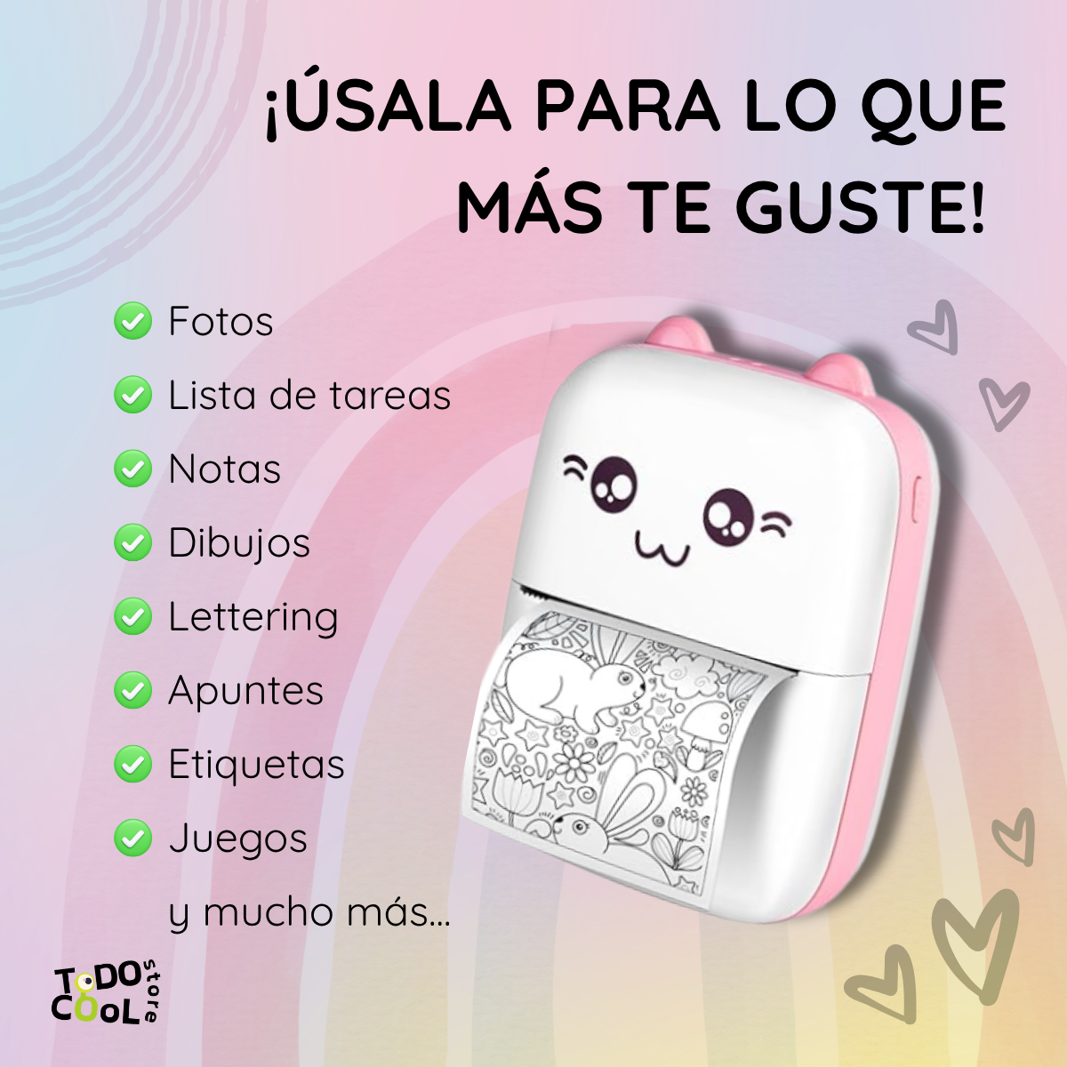 Printi: Mini Impresora Térmica Bluetooth