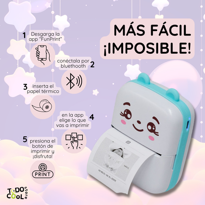 Printi: Mini Impresora Térmica Bluetooth